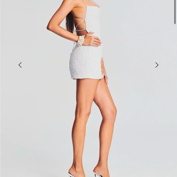 Retrofête Marin dress. Like new. White pearl. Size M. Sold out online. - Picture 7 of 7